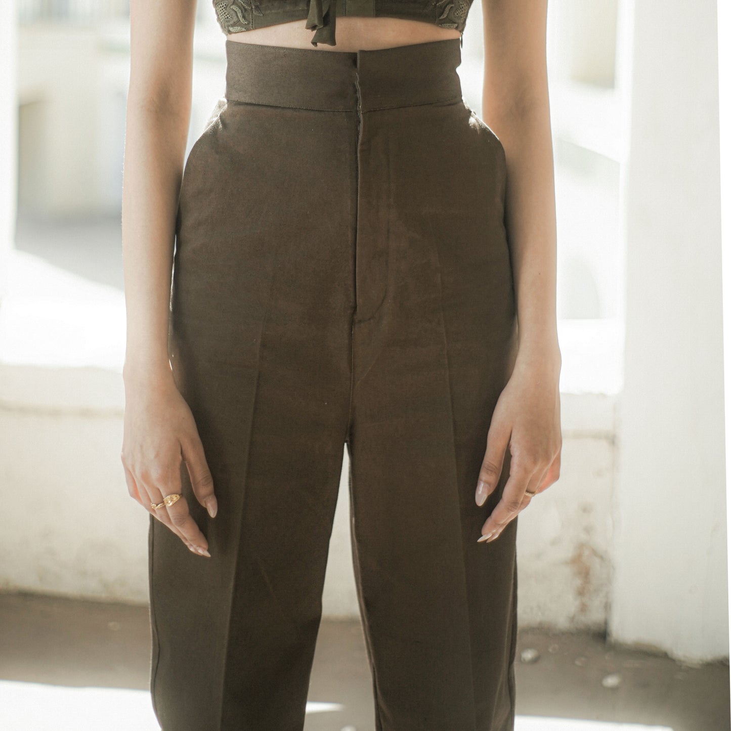 High Waist Trouser